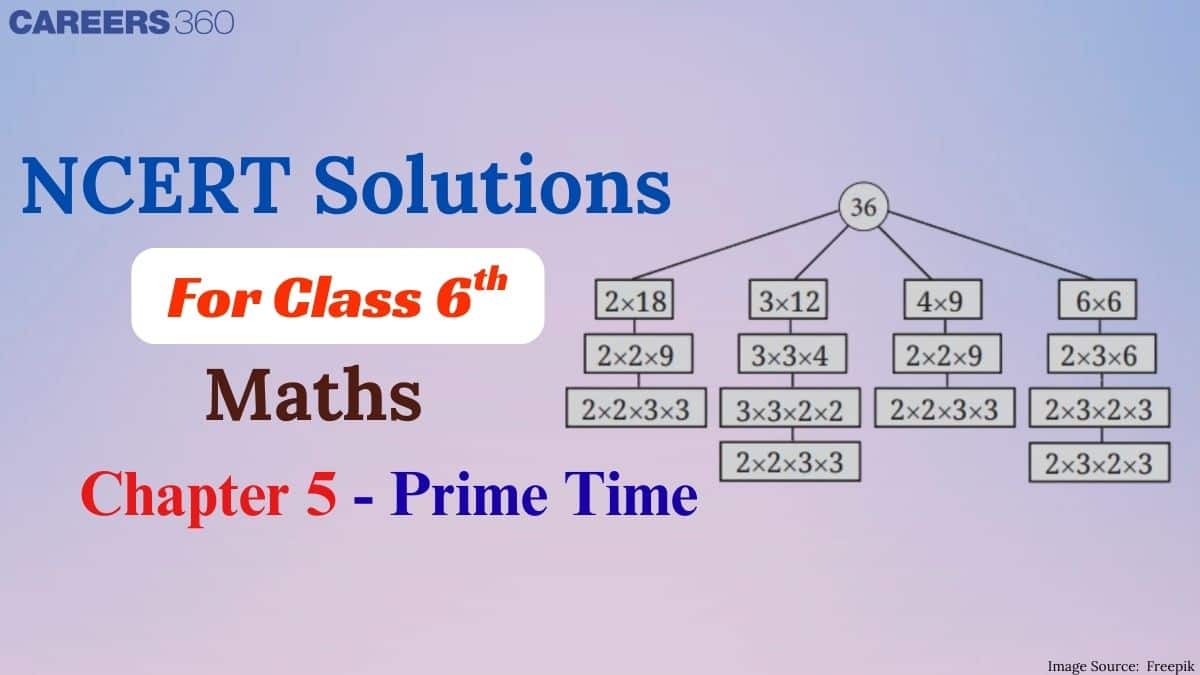 NCERT Solutions for Class 6 Maths Chapter 5 - Prime Time